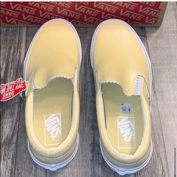 Vans gold pearl suede slip on shoes - Picture 6 of 6